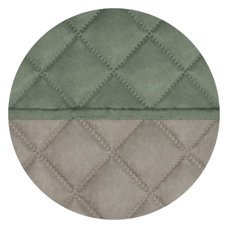 PureFit Reversible Quilted Sofa Cover, Water Resistant Slipcover Furniture Protector, Washable Couch Cover with Non Slip and Elastic Straps for Kids, Dogs, Pets (XX Large, Greyish Green/Beige) - Image 5